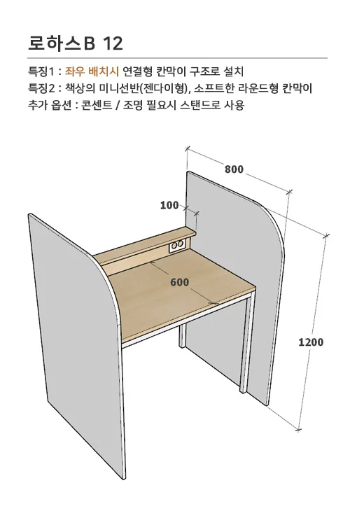 전제품 소개 - 로하스B 변경(설명)
