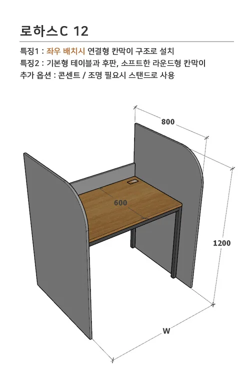 전제품 소개 - 로하스C 변경(설명)
