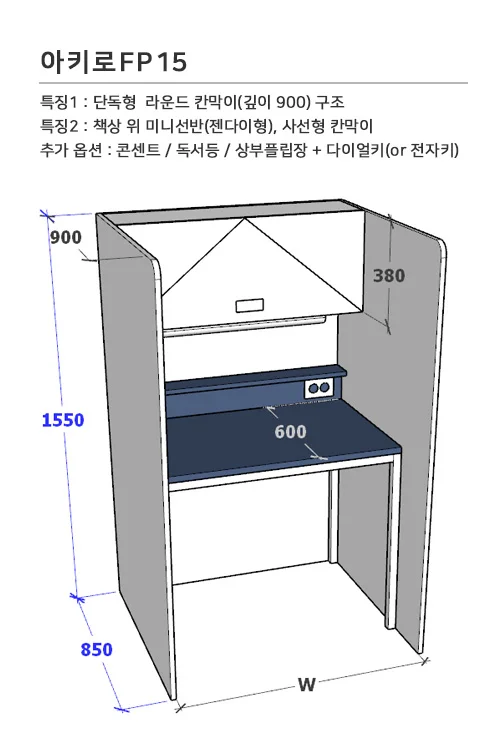 전제품 소개 - 아키로FP 15(설명)