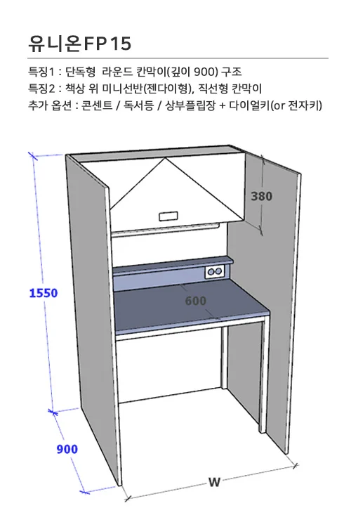 전제품 소개 - 유니온FP 15 (설명)