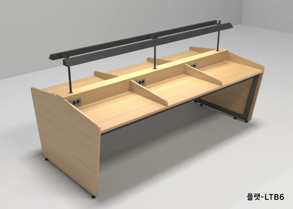 프론트 페이지 - 플랫칸막이(LT) 테이블