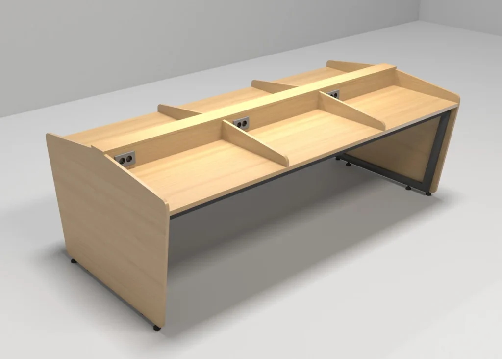 4/6인용 멀티테이블 - 플랫칸막이(기본) 테이블