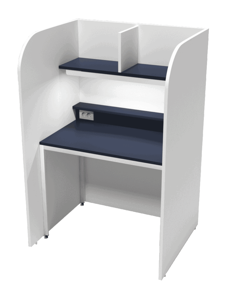 아로하 (1500 칸막이) 시리즈 - 아로하st15_화이트블루