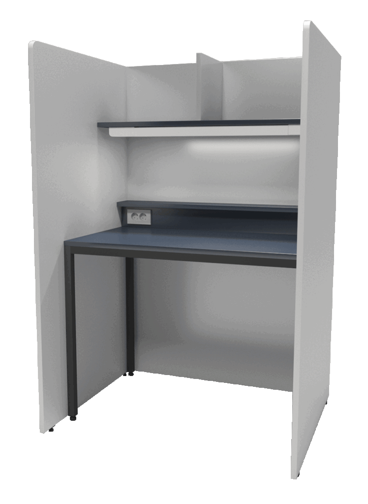 유니온 (1500 칸막이) 시리즈 - 유니온ST15_블루라이트그레이