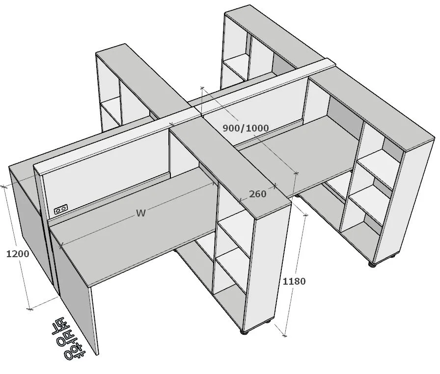 전제품 소개 - 러셀D타입 디자인