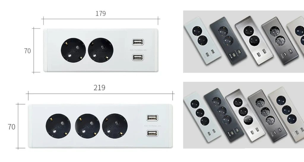 조명과 콘센트 - 매입 빌트인 콘센트 편집